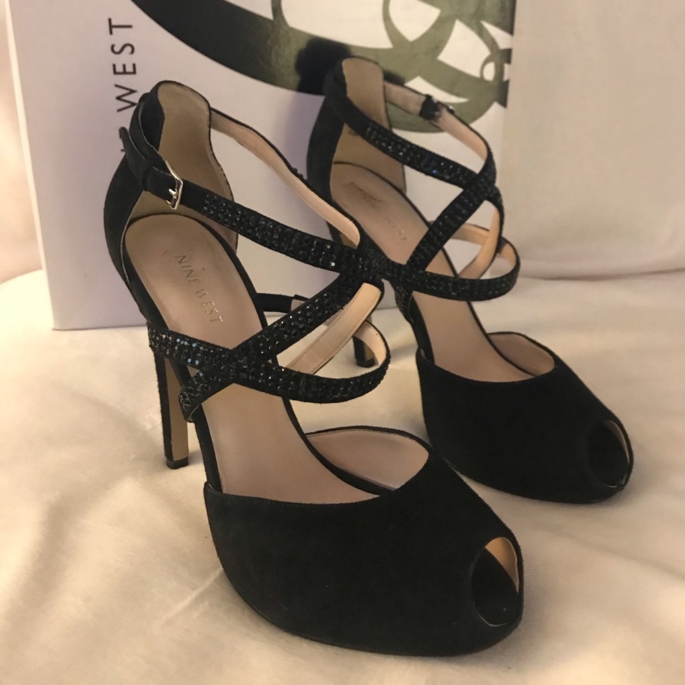 Nine West Black Dress Heels
